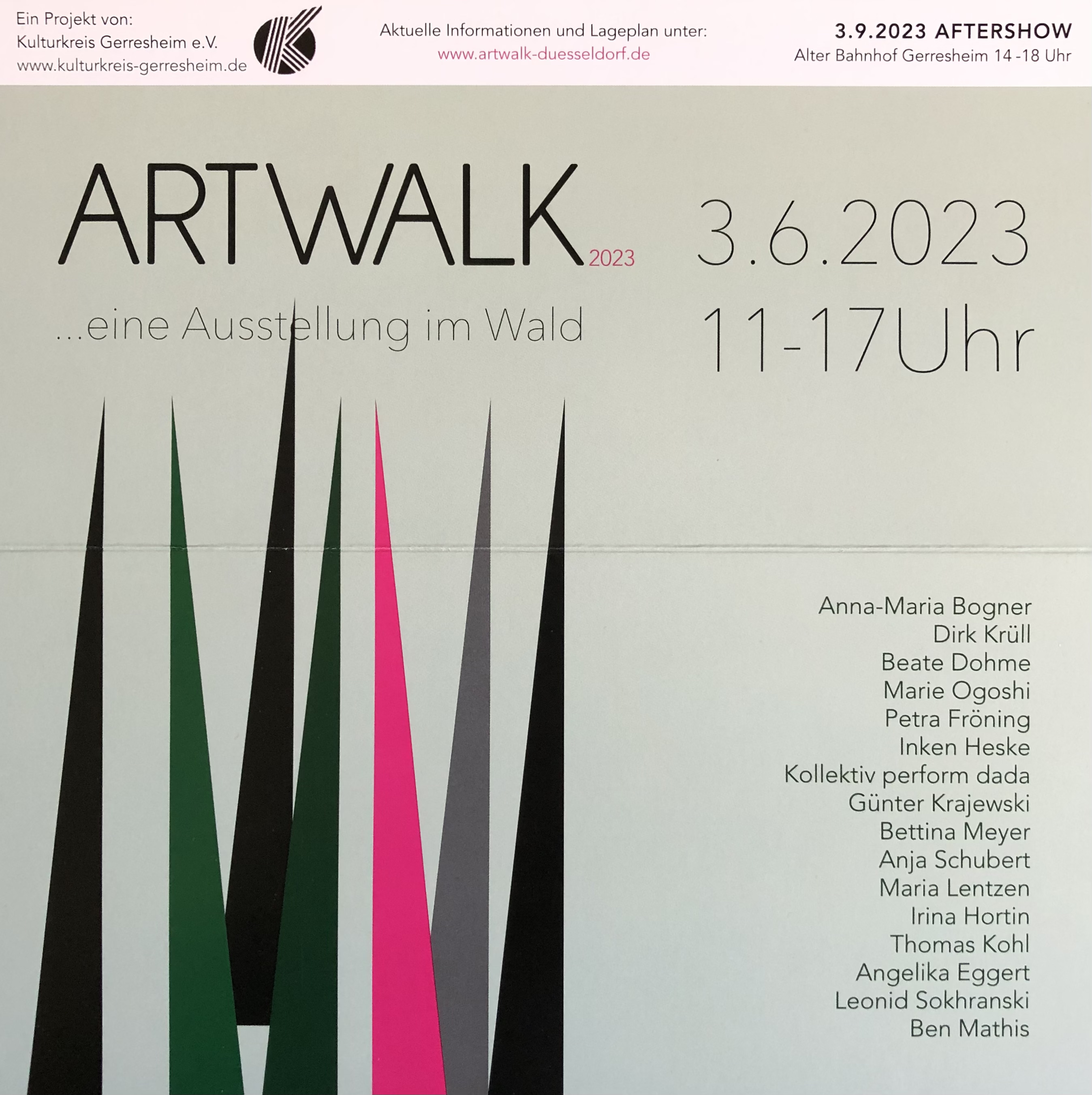 ArtWalk D�sseldorf; Kunst im Grafenberger Wald; Inken Heske
